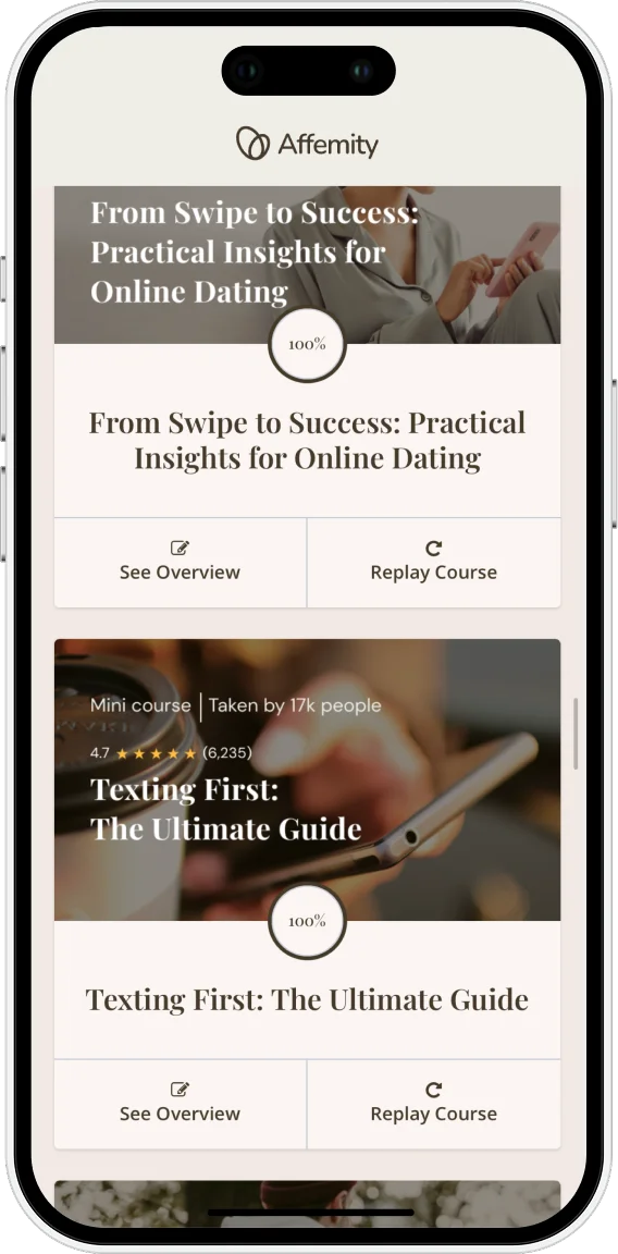 Engage with tailored, concise lessons designed to fit seamlessly into your busy schedule, making personal growth both accessible and manageable.
